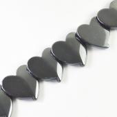 Non magnetic Hematite Beads, Heart, different size for choice & Customized, Hole:Approx 1.5mm, Length:Approx 15.7 Inch, Sold By Strand